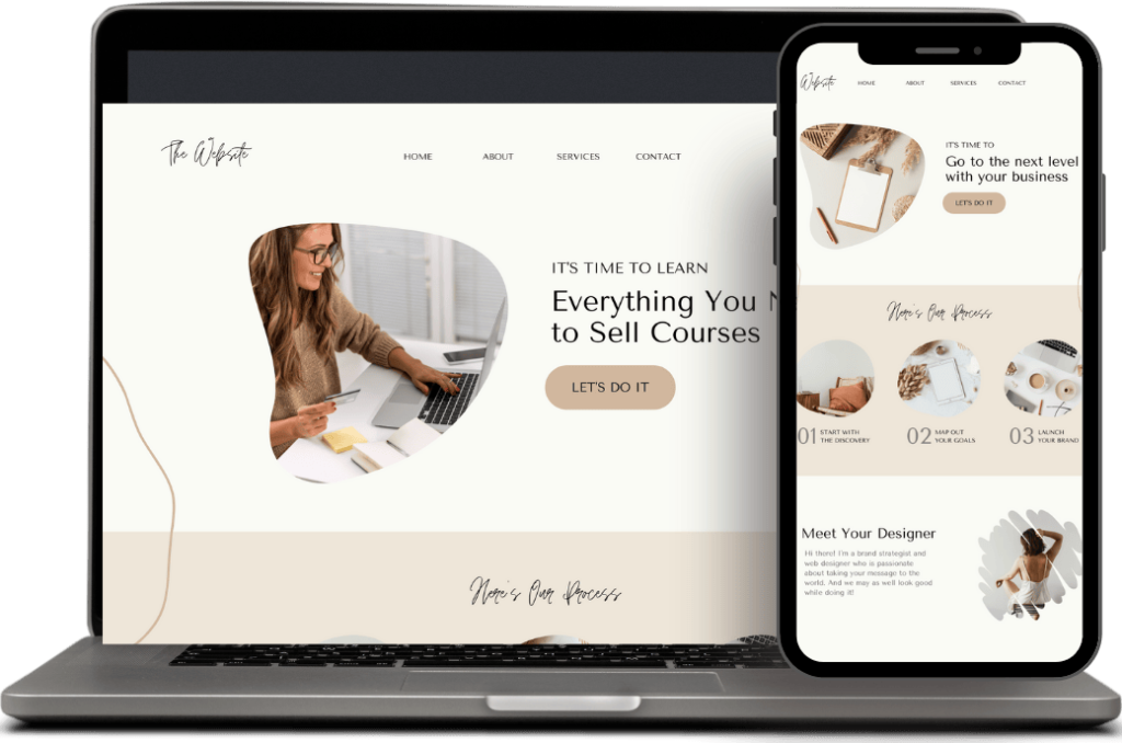 Minimalist Website Launch Computer Mockup Instagram Post 1 1